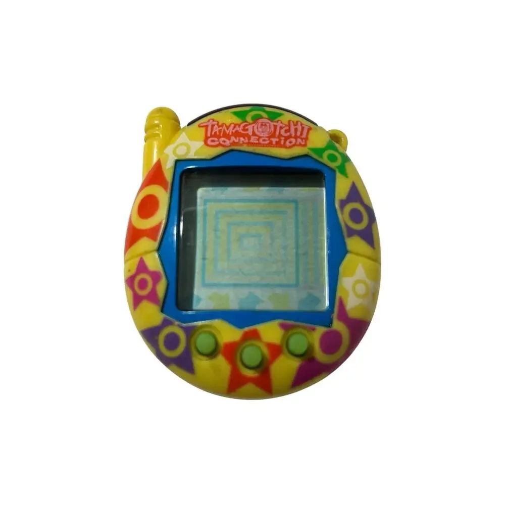 Bandai Tamagotchi Connection V3 Nihon Kanji Untested Black &Yellow 2004 Lot of 2